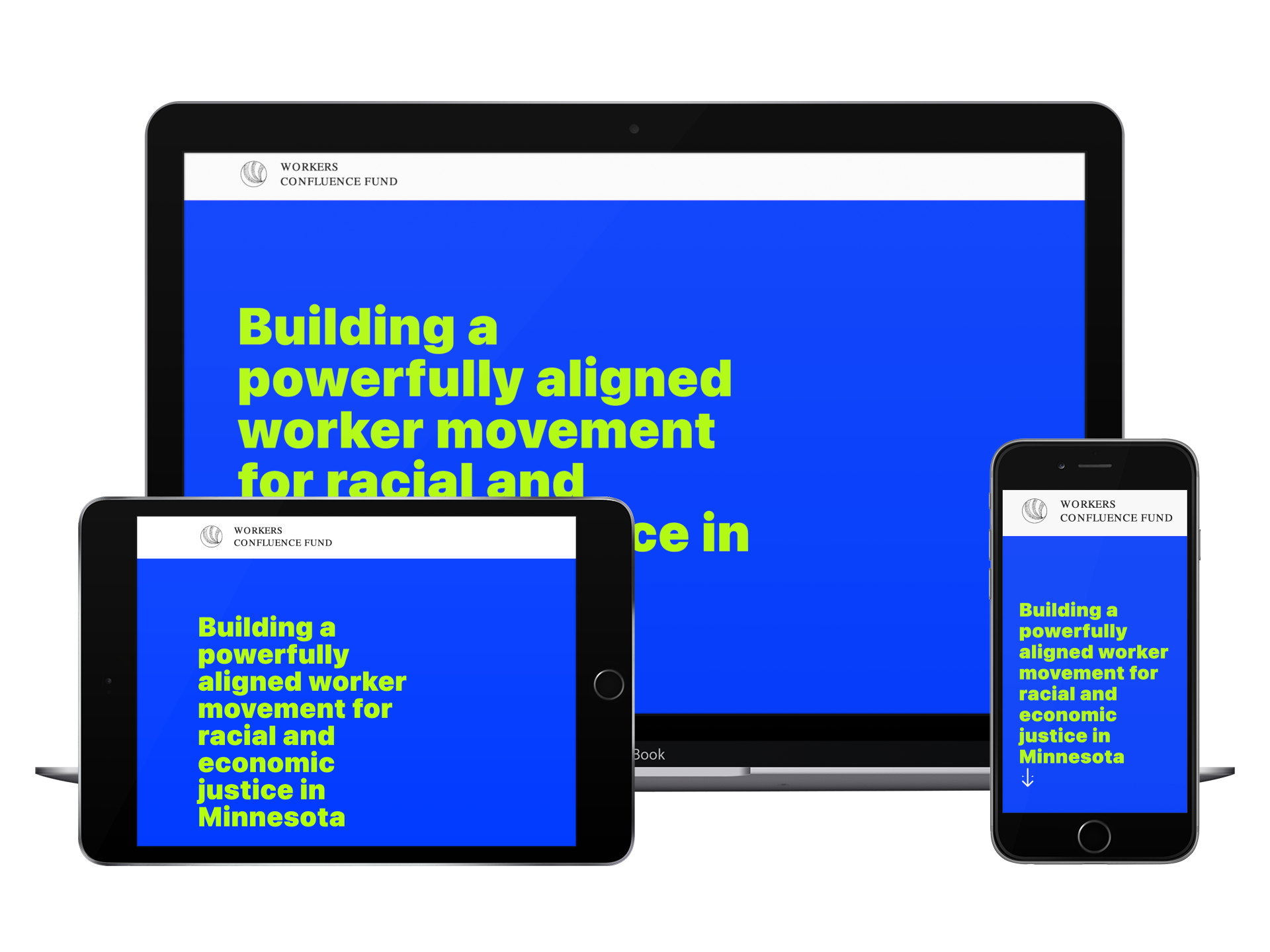 Latest Project: Workers Confluence Fund Website